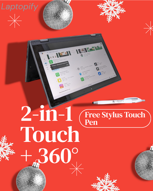 Lenovo Chromebook 300e - Touch X 360 - Free Stylus Pen - 4 GB Ram - 32 GB Storage - 2029 Updates (2-in-1)