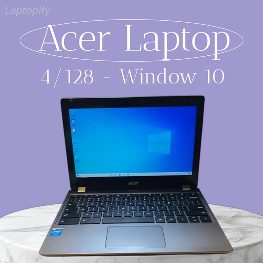 Acer 5th Generation Laptop 4GB Ram 128 GB SSD Windows 10